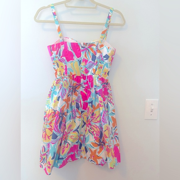NWOT Lilly Pulitzer Christine Multi Color Floral Mini Dress - Size 0 - Picture 6 of 11